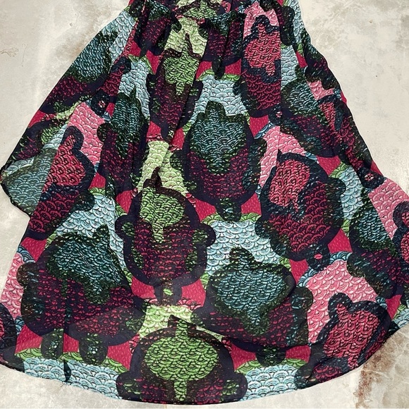 H&M Blue and Red Sleeveless Sundress Maxi - Picture 3 of 15